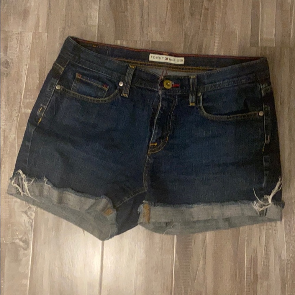 Denim shorts